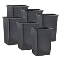 Superio Large Kitchen Trash Can 13 Gallon, 52 Qt Waste Bin for Kitchen, Garage, Indoor and Outdoor Trash Can (6, Dark Grey)