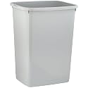Superio Large Kitchen Trash Can 13 Gallon, 52 Qt Waste Bin for Kitchen, Garage, Indoor and Outdoor Trash Can, White Smoke
