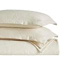 Superior 3 Piece Cotton Bedspread Set, Home Bed Decor, Decorative Bed Spread, 2 Pillow Shams, Medium Weight Blanket, Matelasse Coverlet, Bedding Essentials, Hibiscus Collection, California King, Ivory