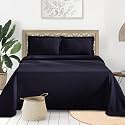 SUPERIOR Cotton Bedspread Jacquard Woven Matelasse Bedding Twin, Navy Blue