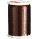Superior Threads Tire Silk #50 3-Ply 50-Weight High Sheen Silk Embroidery Quilting Sewing Thread - 109 Yard Spool (#123 Walnut)