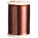 Superior Threads Tire Silk #50 3-Ply 50-Weight High Sheen Silk Embroidery Quilting Sewing Thread - 109 Yard Spool (#073 Rose Brown)