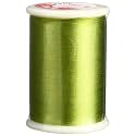 Superior Threads Tire Silk #50 3-Ply 50-Weight High Sheen Silk Embroidery Quilting Sewing Thread - 109 Yard Spool (#096 Lime Green)