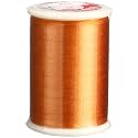 Superior Threads Tire Silk #50 3-Ply 50-Weight High Sheen Silk Embroidery Quilting Sewing Thread - 109 Yard Spool (#032 Desert Orange)