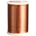 Superior Threads Tire Silk #50 3-Ply 50-Weight High Sheen Silk Embroidery Quilting Sewing Thread - 109 Yard Spool (#072 Orange Rust)