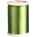 Superior Threads Tire Silk #50 3-Ply 50-Weight High Sheen Silk Embroidery Quilting Sewing Thread - 109 Yard Spool (#085 French Green)