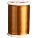 Superior Threads Tire Silk #50 3-Ply 50-Weight High Sheen Silk Embroidery Quilting Sewing Thread - 109 Yard Spool (#008 Burnt Gold)