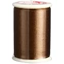 Superior Threads Tire Silk #50 3-Ply 50-Weight High Sheen Silk Embroidery Quilting Sewing Thread - 109 Yard Spool (#020 Chocolate Mousse)
