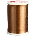 Superior Threads Tire Silk #50 3-Ply 50-Weight High Sheen Silk Embroidery Quilting Sewing Thread - 109 Yard Spool (#202 Creme De Cocoa)