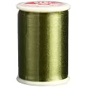Superior Threads Tire Silk #50 3-Ply 50-Weight High Sheen Silk Embroidery Quilting Sewing Thread - 109 Yard Spool (#127 Olive)