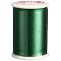 Superior Threads Tire Silk #50 3-Ply 50-Weight High Sheen Silk Embroidery Quilting Sewing Thread - 109 Yard Spool (#035 Emerald Green)