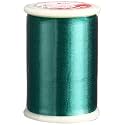Superior Threads Tire Silk #50 3-Ply 50-Weight High Sheen Silk Embroidery Quilting Sewing Thread - 109 Yard Spool (#139 Peacock Green)