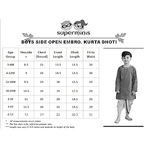 superminis Baby Boys Handloom Cotton Kurta With