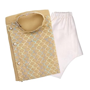 superminis Baby Boys Cotton Side Open Embroidery