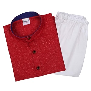 superminis Baby Boys Cotton Solid Ethnic Wear