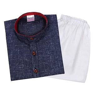 superminis Baby Boys Cotton Solid Ethnic Wear