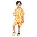 superminis Baby Boys Rayon Tie-Dye Printed Co-ord