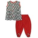 superminis Baby Girl39s Sanganeri Printed Sleeveless Cotton