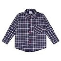 superminis Boy39s Cotton Fleece Full Sleeves Check