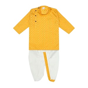 superminis Boys Cotton Kurta with Dhoti -