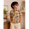 superminis Boy39s Cotton Regular Fit Half Sleeves