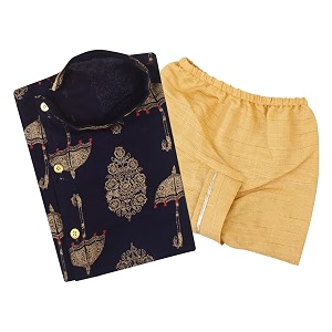 superminis Boys Golden Foil Printed Side Open