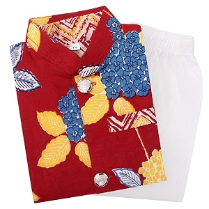 superminis Boys Cotton Printed Full Sleeves Kurta