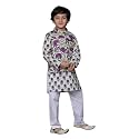 superminis Boys Cotton Printed Full Sleeves Kurta