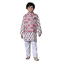 superminis Boys Cotton Printed Full Sleeves Kurta