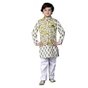 superminis Boys Cotton Printed Full Sleeves Kurta