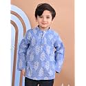 superminis Boys Cotton Regular Fit Printed Kurta