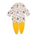 superminis Boys Dhoti Kurta Set Cotton Animal