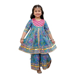 superminis Girls Cotton Floral Printed Gotta Work