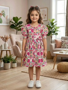 Superminis Indi Girls Midi Knee Length Casual