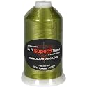 Superpunch SuperB Embroidery Thread 40wt, 5000 m Cone, Khaki Green 953
