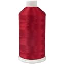 Superpunch SuperB Embroidery Thread 40wt, 5000 m Cone, Red Cut Ruby 1240