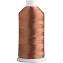 Superpunch SuperB Embroidery Thread 40wt, 5000 m Cone, Java Brown 833