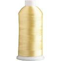 Superpunch SuperB Embroidery Thread 40wt, 5000 m Cone, Mellow Yellow 613