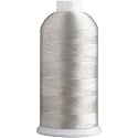 Superpunch SuperB Embroidery Thread 40wt, 5000 m Cone, White Grey 829