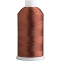 Superpunch SuperB Embroidery Thread 40wt, 5000 m Cone, Auburn Brown 3142