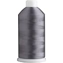 Superpunch SuperB Embroidery Thread 40wt, 5000 m Cone, Silver Gray 589