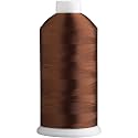Superpunch SuperB Embroidery Thread 40wt, 5000 m Cone, Russet Brown 858