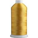 Superpunch SuperB Embroidery Thread, 5000 m Cone, Yellow Sunflower 609