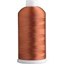 Superpunch SuperB Embroidery Thread, 5000 m Cone, Fired Brown Brick 146