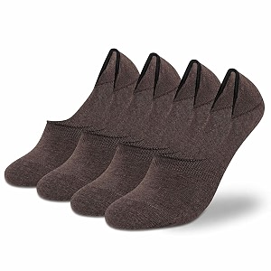 supersox no show loafer socks for man  combed cotton  breathable amp moisture absorbent  anti-odour  anti-slip grip  low cut invisible fit