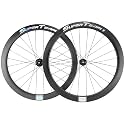 SUPERTEAM 700c Carbon Disc 50/25mm Road Bike Tubeless Wheelset