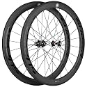 Superteam Carbon Wheelset 700c Rim V Brake 50mm Depth 25mm Width Road Bike Wheels Matte Finish, Tubeless Ready Support for 8-12 Speed Clincher &amp; Tubeless