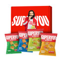SUPERYOU Multigrain Protein Chips Assorted 10g Protein,3g Fiber,Healthiest Protein Snack Chips (10 x 40 g)