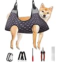Supet Dog Grooming Hammock for Nail Trimming, Pet Grooming Hanging Harness