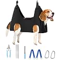 Supet Dog Grooming Hammock for Nail Trimming, Pet Grooming Hanging Harness